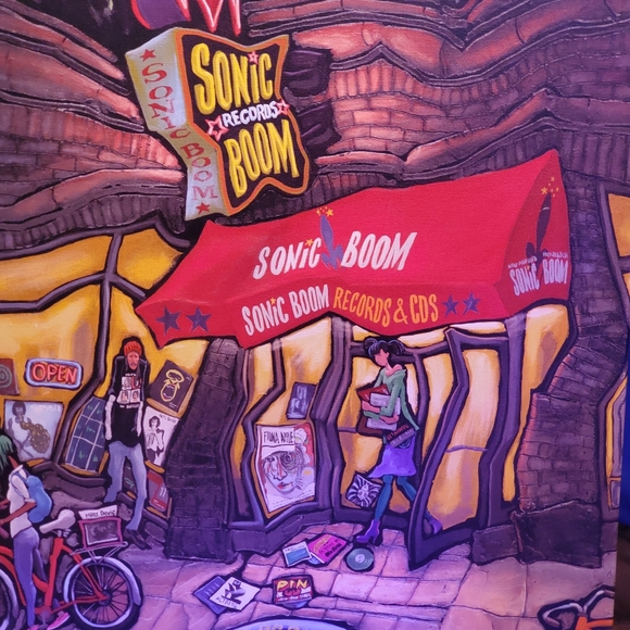 Michael Birawer sonic boom canvas painting - Picture 5 of 5